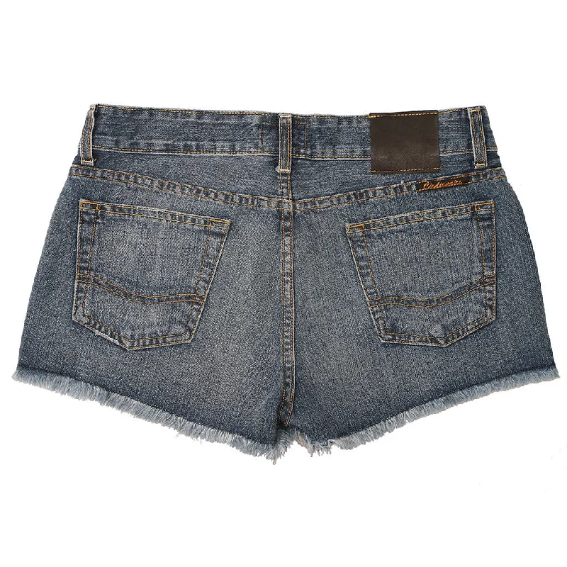 10.5 oz Indigo Cut-Off Boyfriend 5-Pocket Short - Malibu Wash