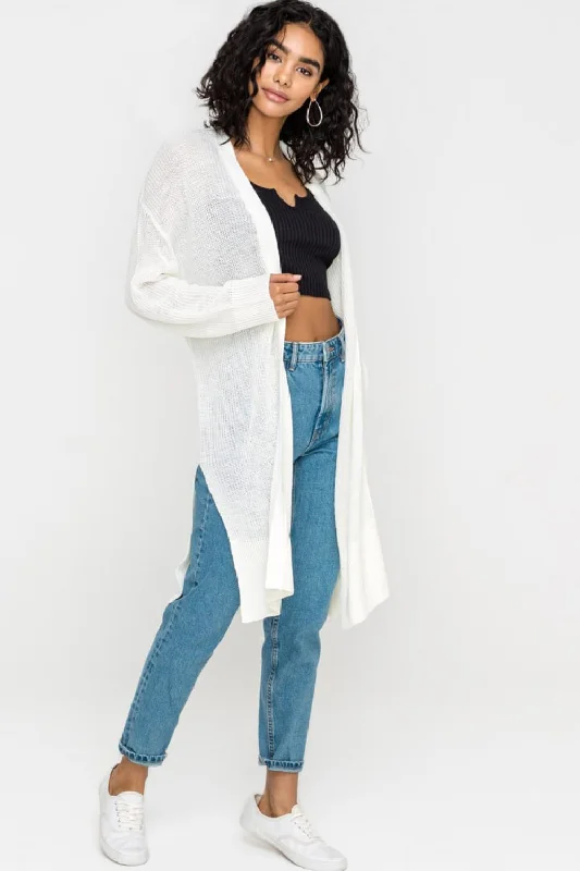 Light Knit Cardigan (Cream)