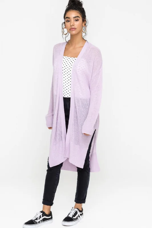 Light Knit Cardigan (Lilac)