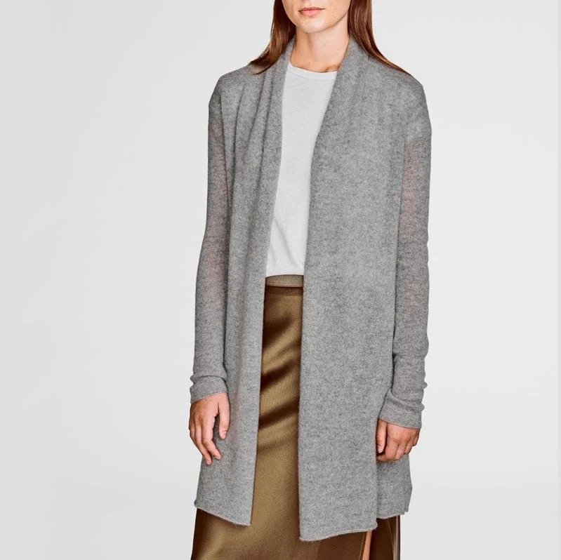 Trapeze Duster (Heather Grey)